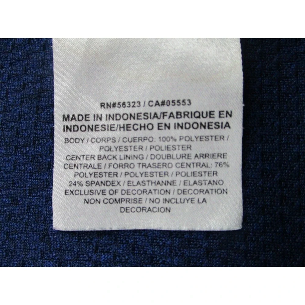 Nike Basketball Hyper Elite Jacket Mens Medium Blue L/S Full Zip Dri-Fit Pockets